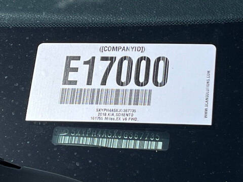 2018 Kia Sorento EX V6