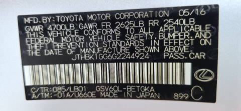 2016 Lexus ES 350
