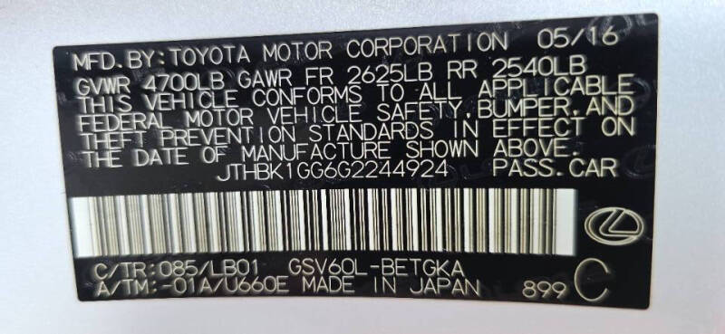 2016 Lexus ES 350