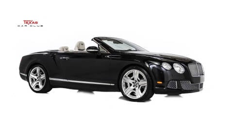 2012 Bentley Continental for sale at Texas Car Club in Houston TX