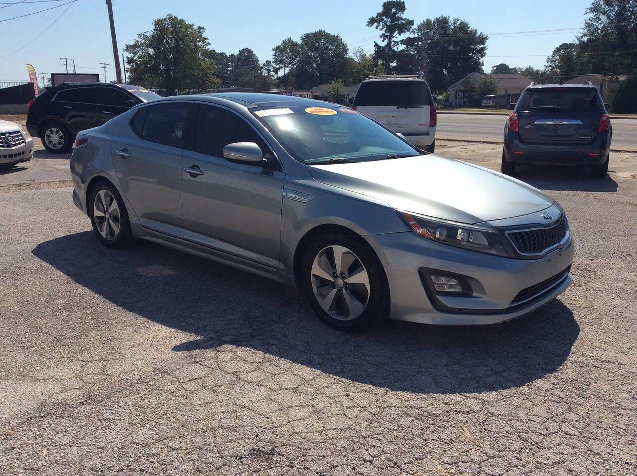 2014 Kia Optima Hybrid for sale at SPRINGTIME MOTORS in Huntsville, TX