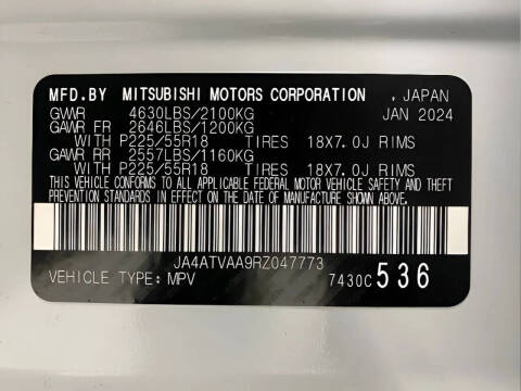 2024 Mitsubishi Eclipse Cross LE