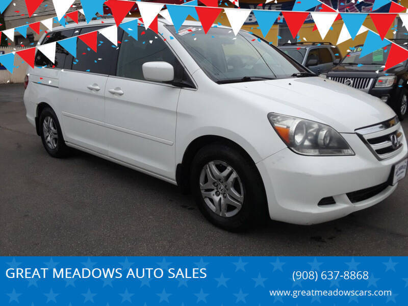 2007 Honda Odyssey for sale at GREAT MEADOWS AUTO SALES in Great Meadows NJ