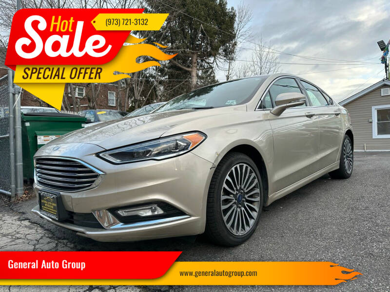 2017 Ford Fusion for sale at General Auto Group in Irvington NJ