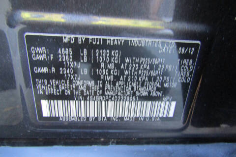 2013 Subaru Outback 3.6R Limited