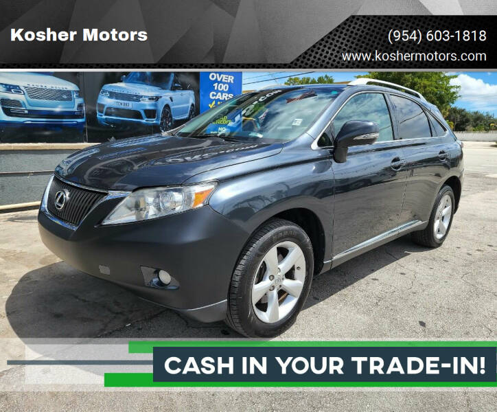 2010 Lexus RX 350 for sale at Kosher Motors in Hollywood FL