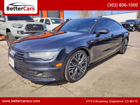 2017 Audi A7 for sale at Better Cars in Englewood CO