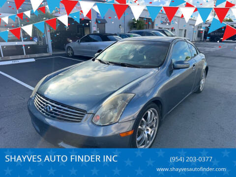 2005 Infiniti G35