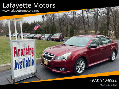 2014 Subaru Legacy for sale at Lafayette Motors 2 in Andover NJ