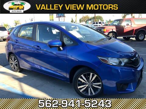 2016 Honda Fit for sale at Valley View Motors in Whittier CA