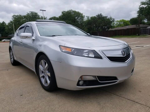 2012 Acura TL for sale at TETCO AUTO SALES  / TETCO FUNDING in Dallas TX