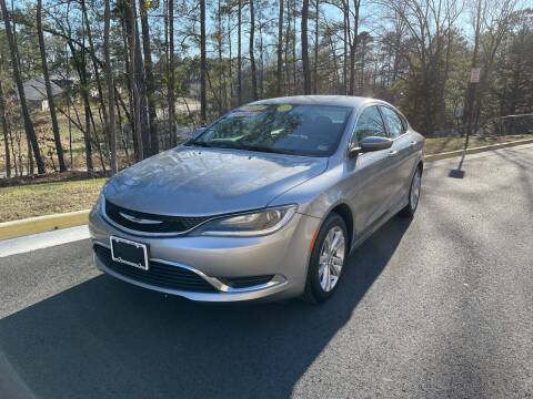 2015 Chrysler 200 for sale at Paul Wallace Inc Auto Sales in Chester VA