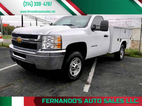 2012 Chevrolet Silverado 2500HD for sale at Fernando's Auto Sales LLC. in Dallas TX