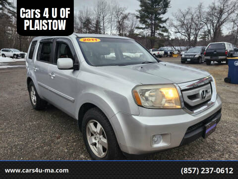 2011 Honda Pilot for sale at Cars 4 U OF PLAISTOW in Plaistow NH