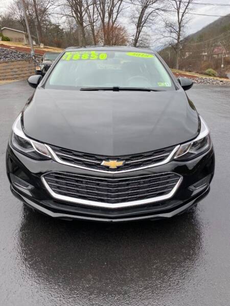2018 Chevrolet Cruze for sale at Route 28 Auto Sales in Ridgeley WV