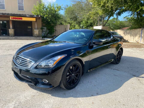 2013 Infiniti G37 Convertible for sale at LUCKOR AUTO in San Antonio TX