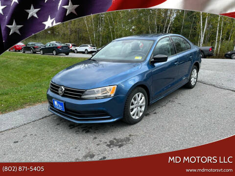 2015 Volkswagen Jetta for sale at MD Motors LLC in Williston VT