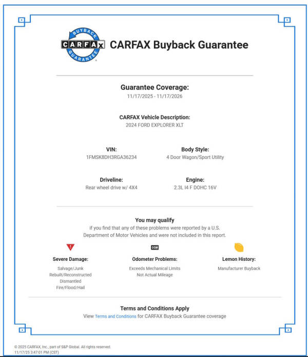 2024 Ford Explorer XLT