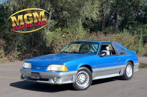 1988 Ford Mustang for sale at MGM CLASSIC CARS in Addison IL