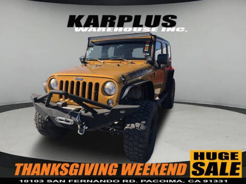 2014 Jeep Wrangler Unlimited for sale at Karplus Warehouse in Pacoima CA