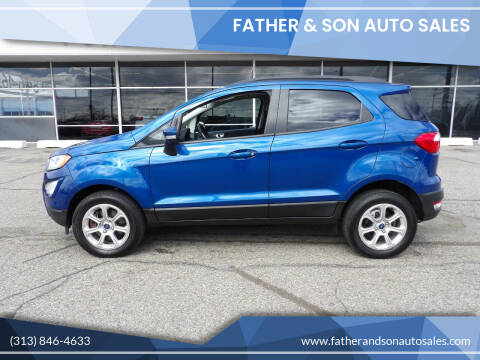2018 Ford EcoSport for sale at Father & Son Auto Sales in Dearborn MI