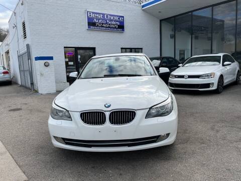 2010 BMW 5 Series for sale at Best Choice Auto Sales in Virginia Beach VA