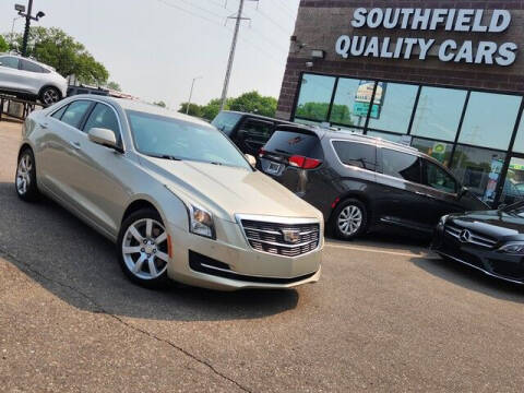 2015 Cadillac ATS for sale at SOUTHFIELD QUALITY CARS in Detroit MI