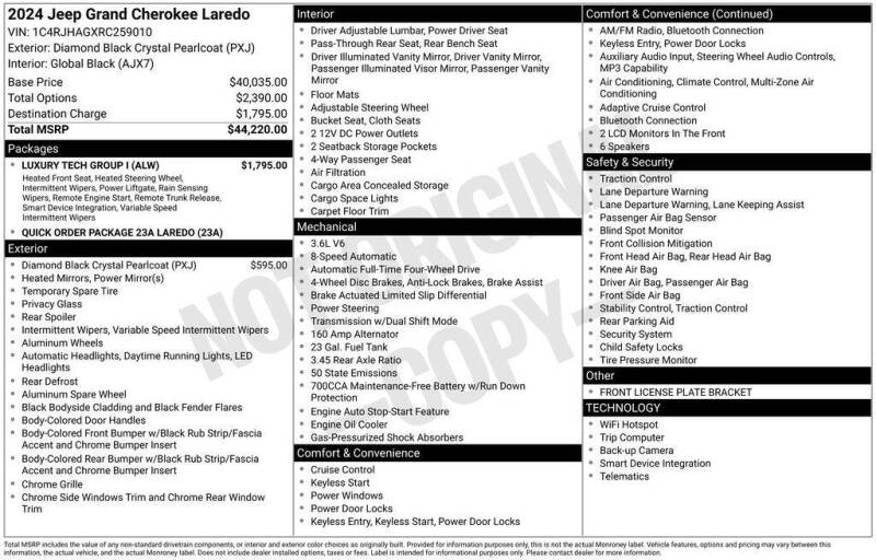 2024 Jeep Grand Cherokee Laredo