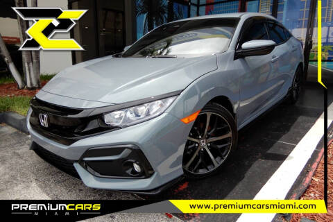 2021 Honda Civic for sale at Premium Cars of Miami in Miami FL