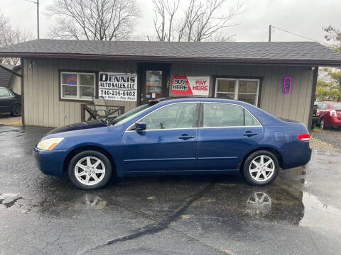 2003 Honda Accord for sale at DENNIS AUTO SALES LLC in Hebron OH