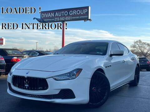 2014 Maserati Ghibli for sale at Divan Auto Group in Feasterville Trevose PA