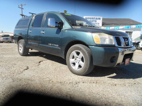 2005 Nissan Titan for sale at Mountain Auto in Jackson CA