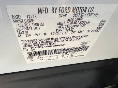 2016 Ford Explorer Police Interceptor Utility