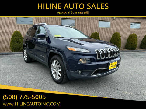 2014 Jeep Cherokee for sale at HILINE AUTO SALES in Hyannis MA