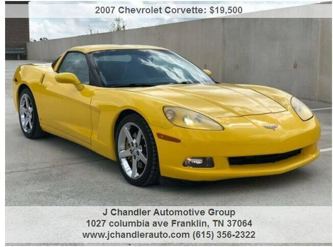 2007 Chevrolet Corvette for sale at Franklin Motorcars in Franklin TN