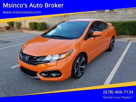 2014 Honda Civic for sale at Msinco's Auto Broker in Snellville GA