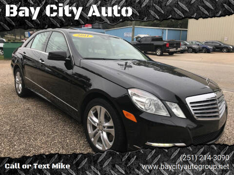 2011 Mercedes-Benz E-Class for sale at Bay City Auto's in Mobile AL