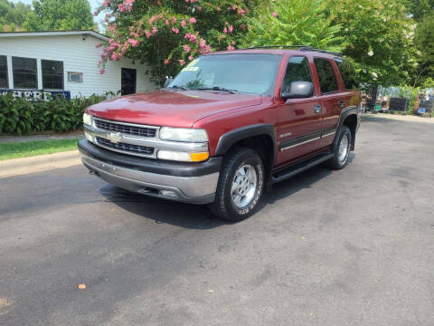 2001 Chevrolet Tahoe for sale at TR MOTORS in Gastonia NC