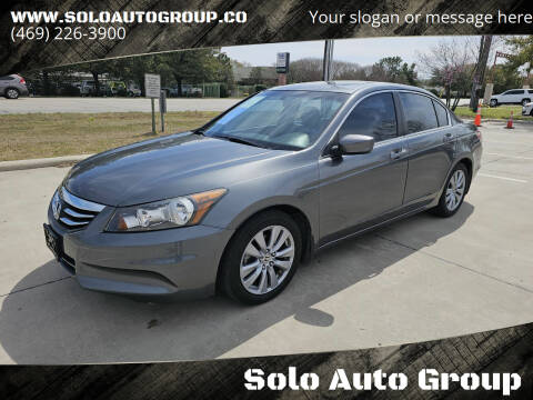 2011 Honda Accord for sale at Solo Auto Group in Mckinney TX