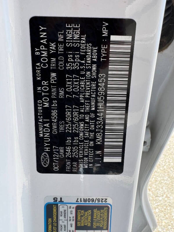 2017 Hyundai Tucson SE