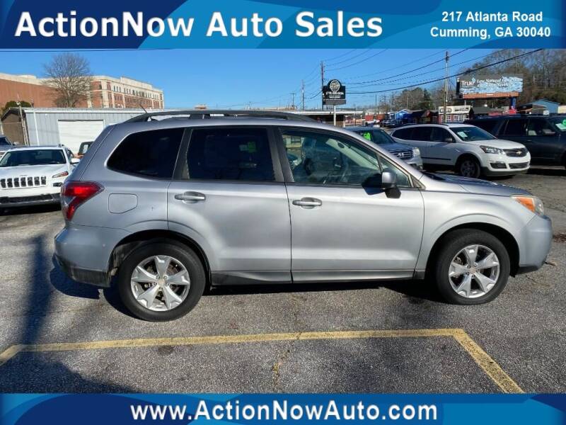 2014 Subaru Forester for sale at ACTION NOW AUTO SALES in Cumming GA