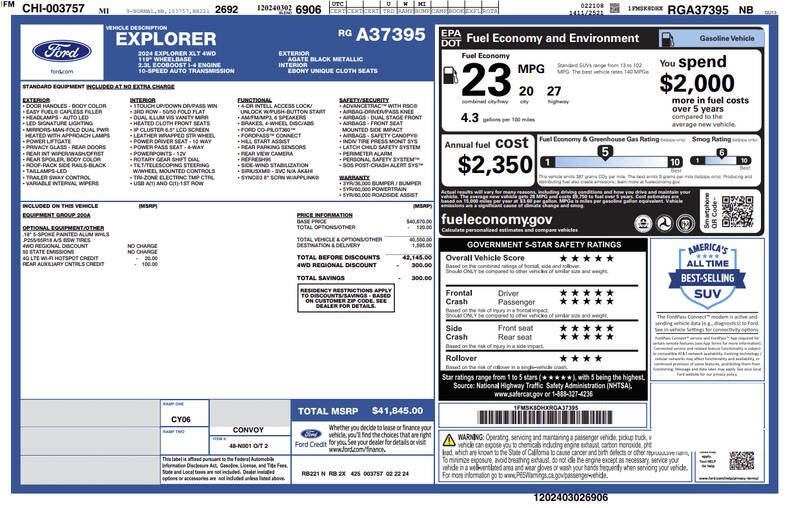 2024 Ford Explorer XLT