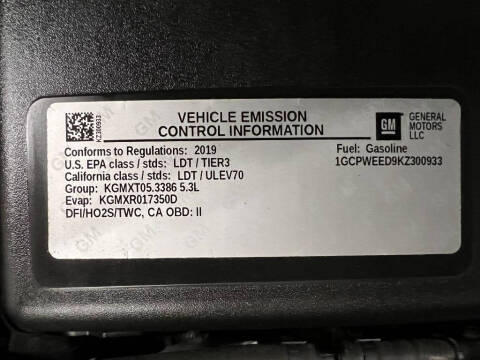 2019 Chevrolet Silverado 1500