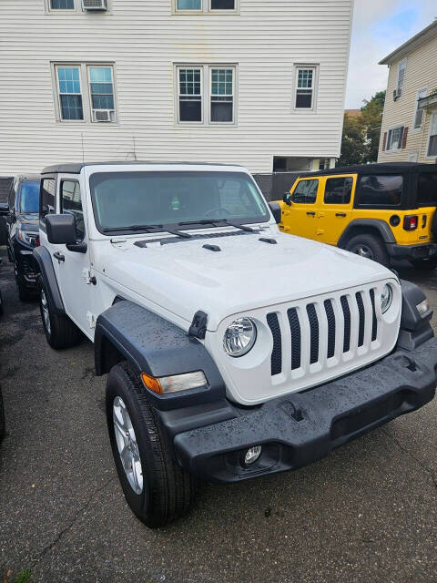 2020 Jeep Wrangler for sale at RENOS AUTO SALES LLC in Waterbury, CT