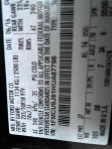 2017 Ford Escape Titanium