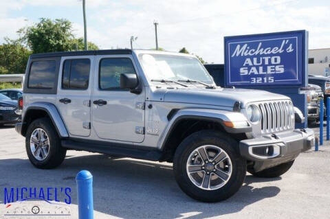 2020 Jeep Wrangler Unlimited for sale at Michael's Auto Sales Corp in Hollywood FL