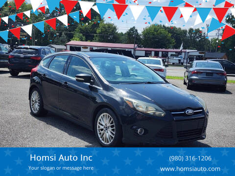 2013 Ford Focus for sale at Homsi Auto Inc in Kannapolis NC