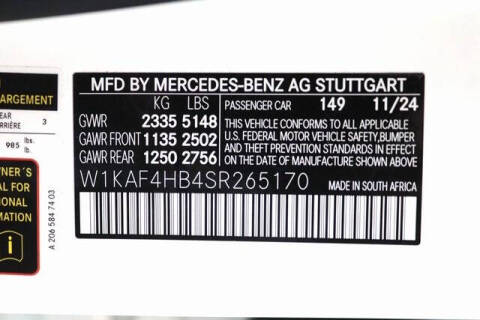 2025 Mercedes-Benz C-Class C 300 4MATIC