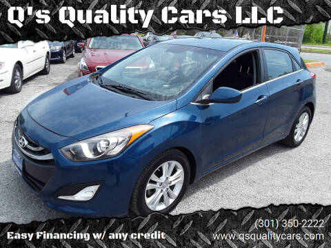 2014 Hyundai Elantra GT for sale at Q's Quality Cars LLC in Capitol Heights MD