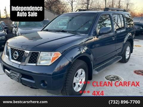 2007 Nissan Pathfinder for sale at Independence Auto Sale in Bordentown NJ